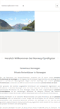 Mobile Screenshot of norway-fjordhytter.de